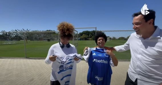 Esposa e filha de Laudemir durante visita à Toca da Raposa II