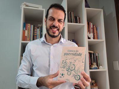 Jornalista Bráulio Siffert lança segundo livro de sua autoria com a temática da paternidade