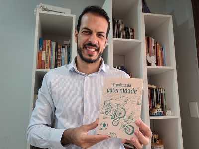 Jornalista Bráulio Siffert lança segundo livro de sua autoria com a temática da paternidade