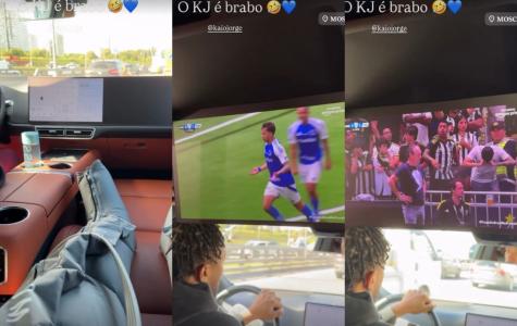 Arthur Gomes celebrou a vitória do Cruzeiro sobre o Atlético nas redes sociais