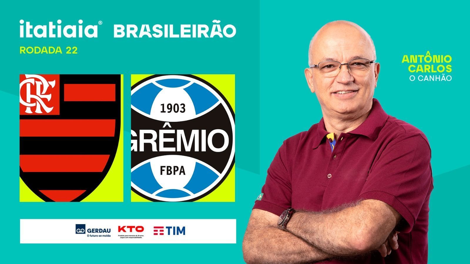 Flamengo x Grêmio: assista ao vivo à transmissão da Itatiaia