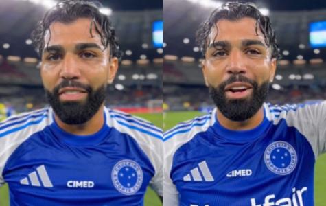 Gabigol após vitória do Cruzeiro sobre o São Paulo