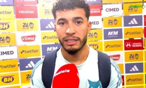 William em entrevista após Cruzeiro x São Paulo