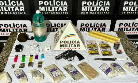 PMs apreenderam materiais que seriam jogados em presídio no Vale do Aço