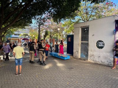 Imagem do local da ocorrência em Montes Claros