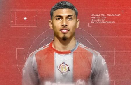 Jeremy Sarmiento, ex-alvo do Cruzeiro, foi anunciado como reforço do Cremonese, da Itália