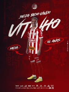 Náutico anuncia contratação do meio-campista Vitinho