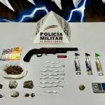 Casal é detido com drogas e arma artesanal em Ipatinga