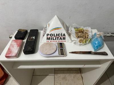 Maconha e Crack apreendidos em Ipatinga