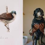 Artista mineiro, Antônio Torres expõe desenhos de 170 aves catalogadas pelo Instituto Terra