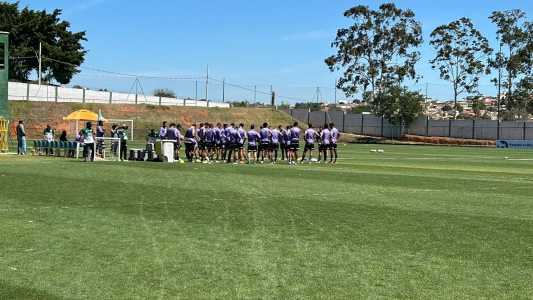 Treino do América no CT Lanna Drumond, no dia 4 de setembro