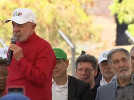 Luiz Inácio Lula da Silva (PT) e Fernando Pimentel (PT)