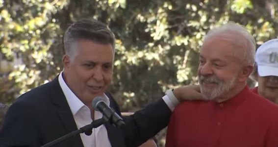 Prefeito de Belo Horizonte, Álvaro Damião, e presidente Lula