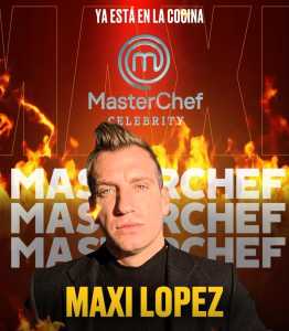 Maxi López foi anunciado como novo participante do MasterChef Argentina