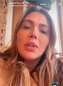 Esposa de Willian publicou um story no seu perfil do Instagram