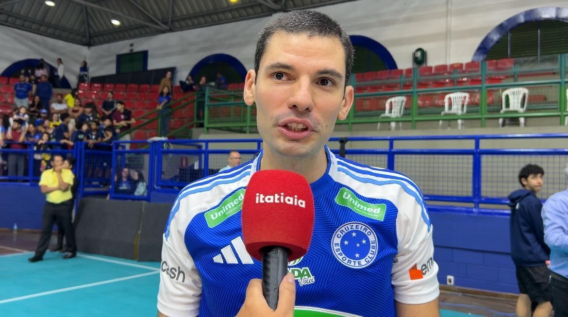 Gustavo, do Sada Cruzeiro, avalia estreia com vitória no Mineiro de Vôlei