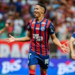 Com hat-trick de jovem da base, Bahia atropela Confiança e é pentacampeão do Nordeste