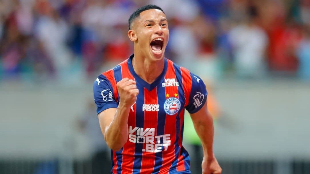 Artilheiro aos 20 anos, atacante do Bahia vive primeiro ano de carreira 'iluminado'