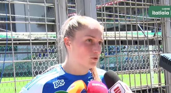 Isa Haas, do Cruzeiro, após final do Brasileiro Feminino