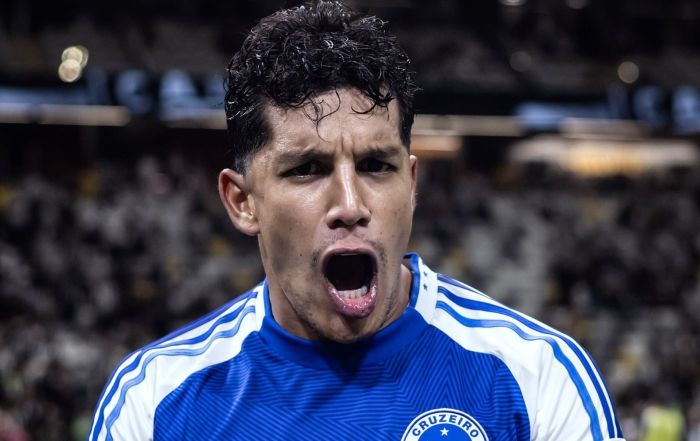 Lucas Romero após jogo do Cruzeiro