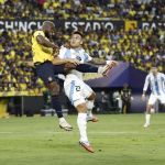 Em jogo de duas expulsões, Equador vence Argentina pela última rodada das Eliminatórias