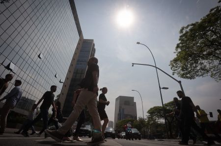 Clima de deserto em SP