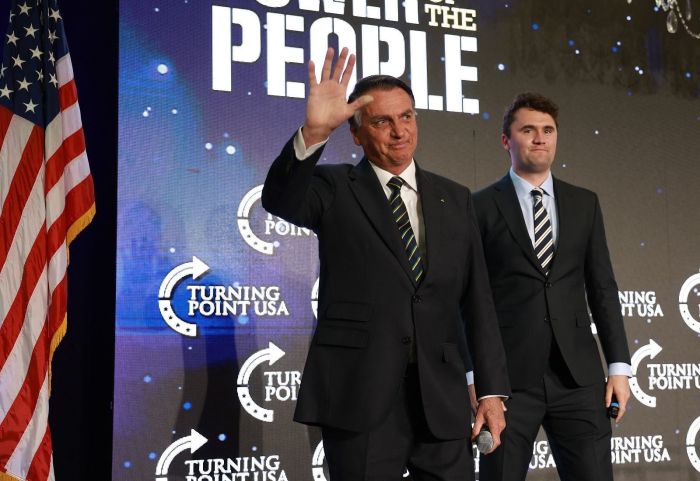 Bolsonaro e Charlie Kirk