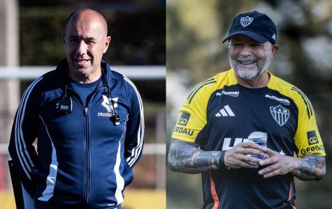 Leonardo Jardim e Jorge Sampaoli, técnicos de Cruzeiro e Atlético