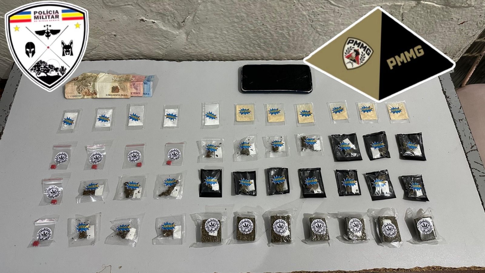 Em flagrante, jovem é preso por tráfico de drogas em Montes Claros