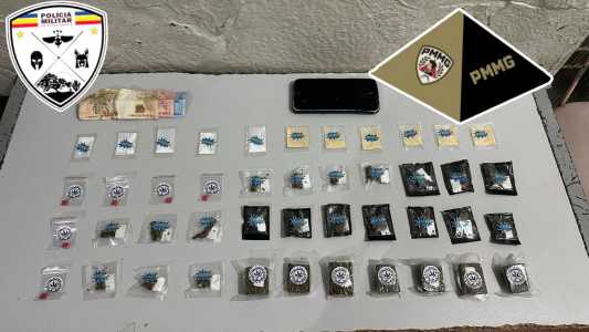 Drogas empacotadas de forma padronizada apreendida em Montes Claros