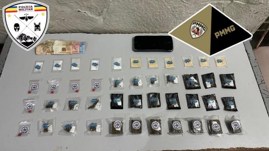 Drogas empacotadas de forma padronizada apreendida em Montes Claros