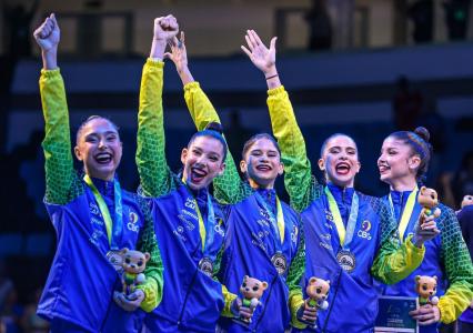 Brasil conquistou medalha de prata no Mundial de Ginastica Rítmica