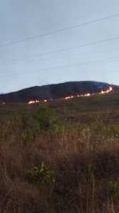 Incêndio em ação