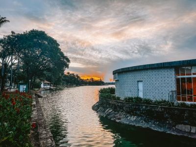 Lagoa da Pampulha, na região de mesmo nome, em Belo Horizonte