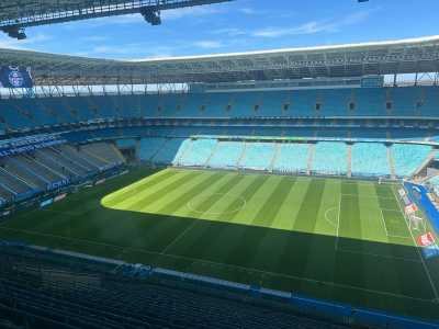 Arena do Grêmio deve receber mais de 45 mil pessoas neste sábado (13)