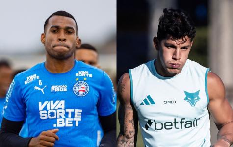 Jean Lucas e Lucas Romero farão duelo à parte no meio-campo em Bahia x Cruzeiro