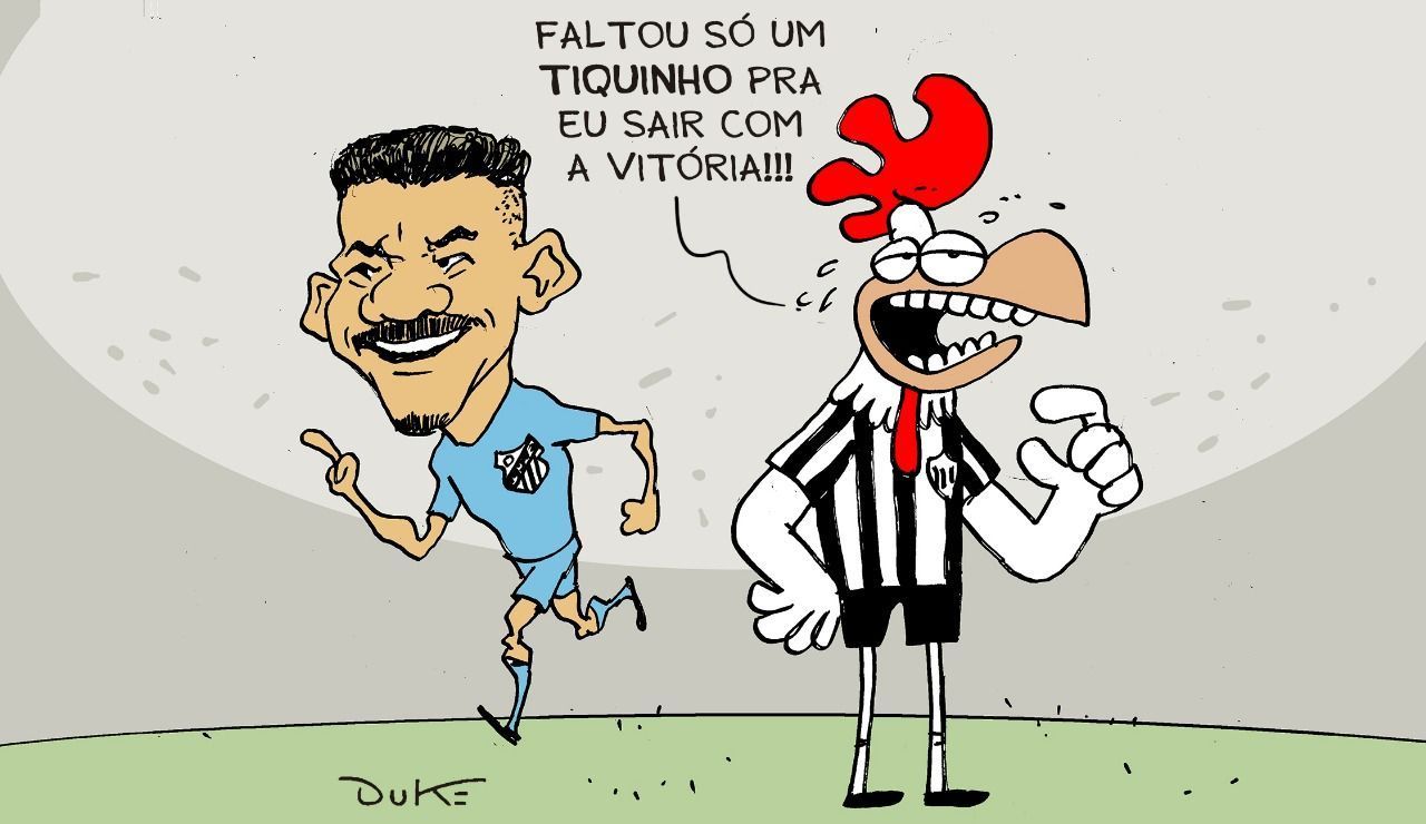 Charge do Duke | O empate entre Atlético e Santos pelo Brasileirão