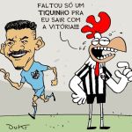 Charge do Duke | O empate entre Atlético e Santos pelo Brasileirão