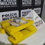 Dupla de Caratinga é presa em Ipaba com barras de maconha