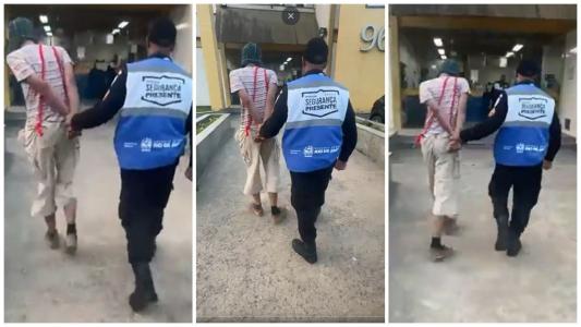 Homem fantasiado de Chaves é detido com drogas no Rio de Janeiro