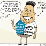 Charge do Duke | A torcida de Ronaldo Fenômeno na Copa do Brasil
