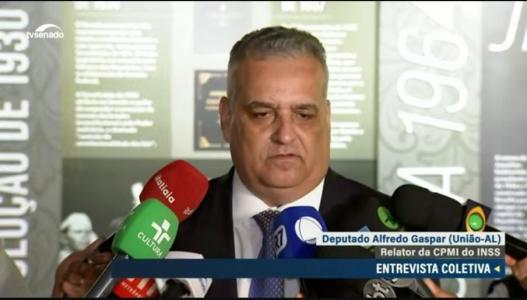 Coletiva do relator da CPMI, deputado Alfredo Gaspar, sobre a oitiva desta quinta-feira (18)