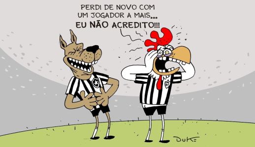 Charge do Duke sobre a derrota do Atlético para o Botafogo