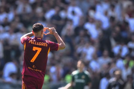 Pellegrini, autor do gol da Roma sobre a Lazio no dérbi deste domingo (21)