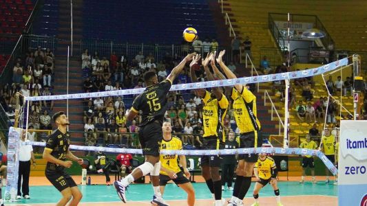Montes Claros Vôlei perde em casa para o Praia Clube pelo Campeonato Mineiro.