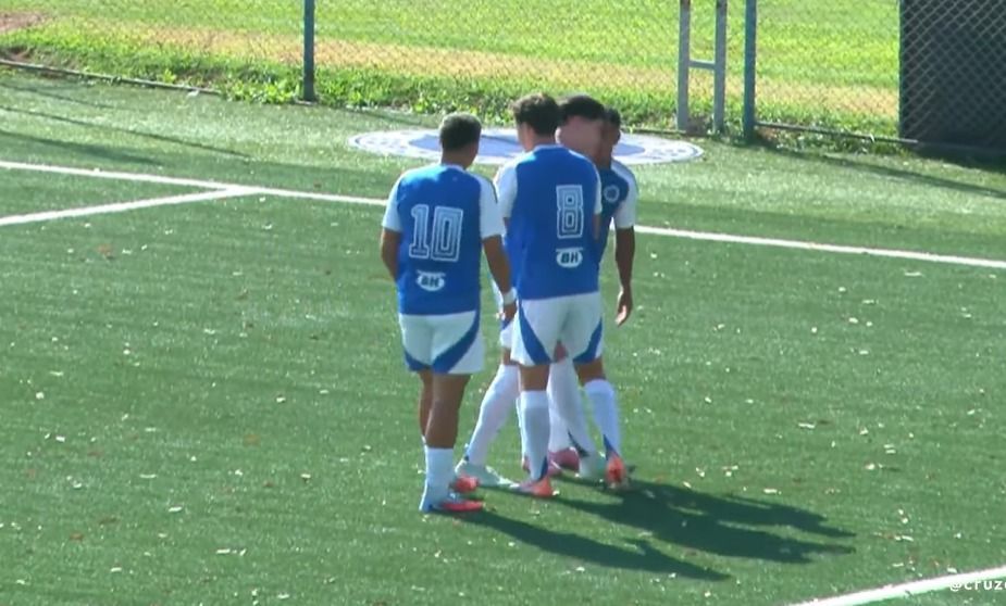Promessa europeia estreia com assistência em goleada do sub-20 do Cruzeiro