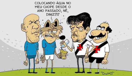 Charge do Duke abordou a derrota do Cruzeiro para o Vasco neste sábado (27)