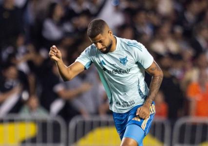 João Marcelo antes de Vasco x Cruzeiro em São Januário