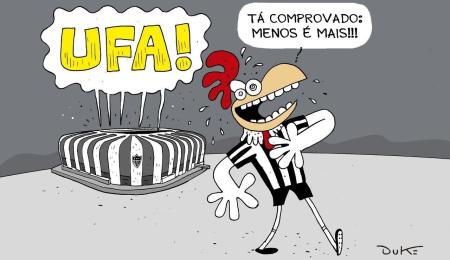 Charge do Duke abordou a vitória do Atlético sobre o Mirassol, neste sábado (27)