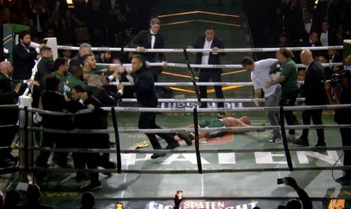 Briga generalizada entre membros das equipes de Popó e Wanderley Silva no Spaten Fight Night